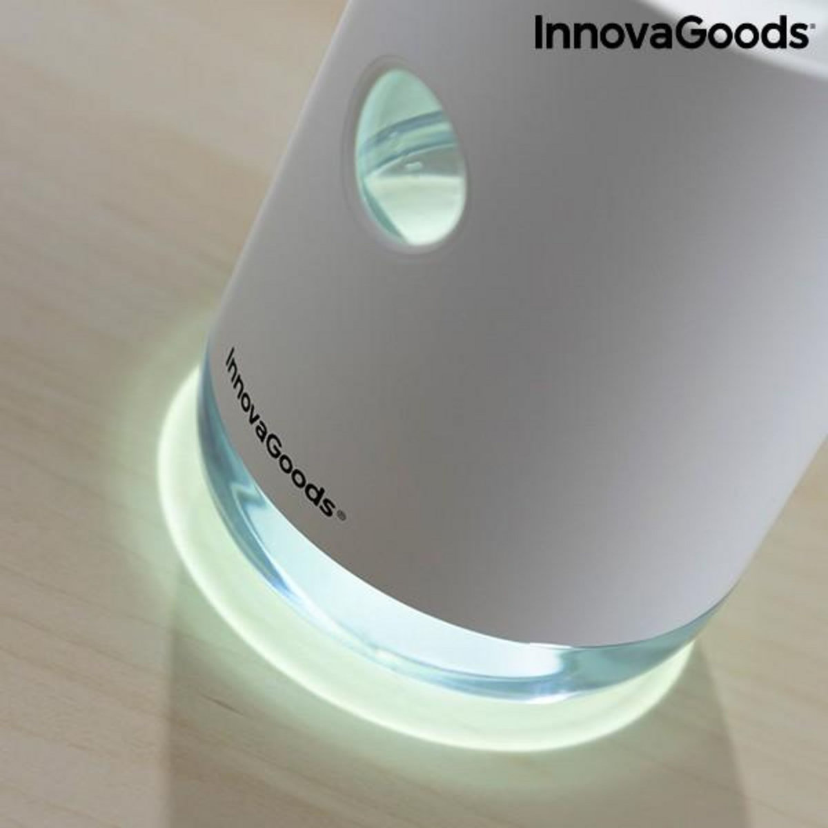 INNOVAGOODS Humidificateur à Ultra-Sons Rechargeable Vaupure InnovaGoods