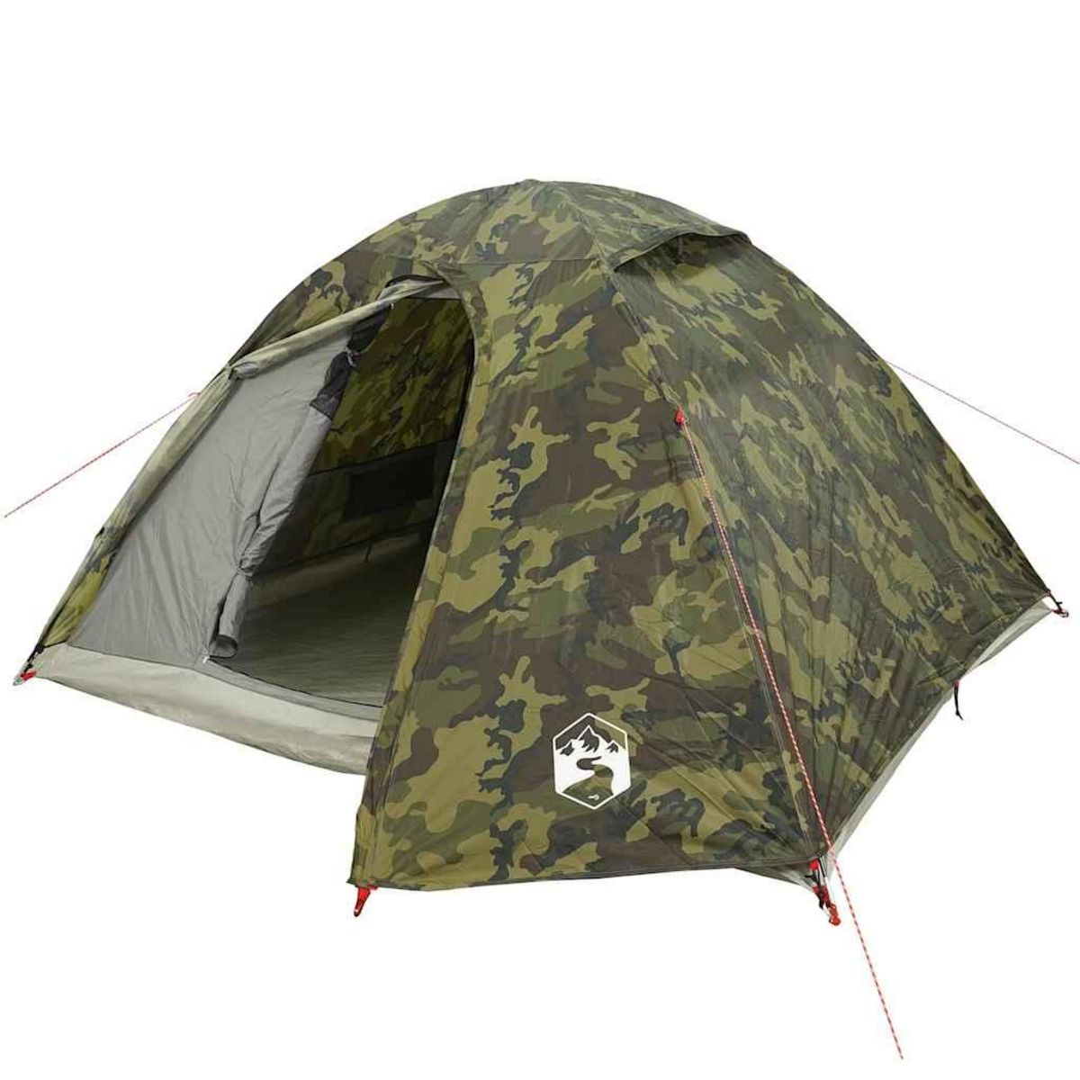 VIDAXL Tente de camping a dome 3 personnes camouflage impermeable