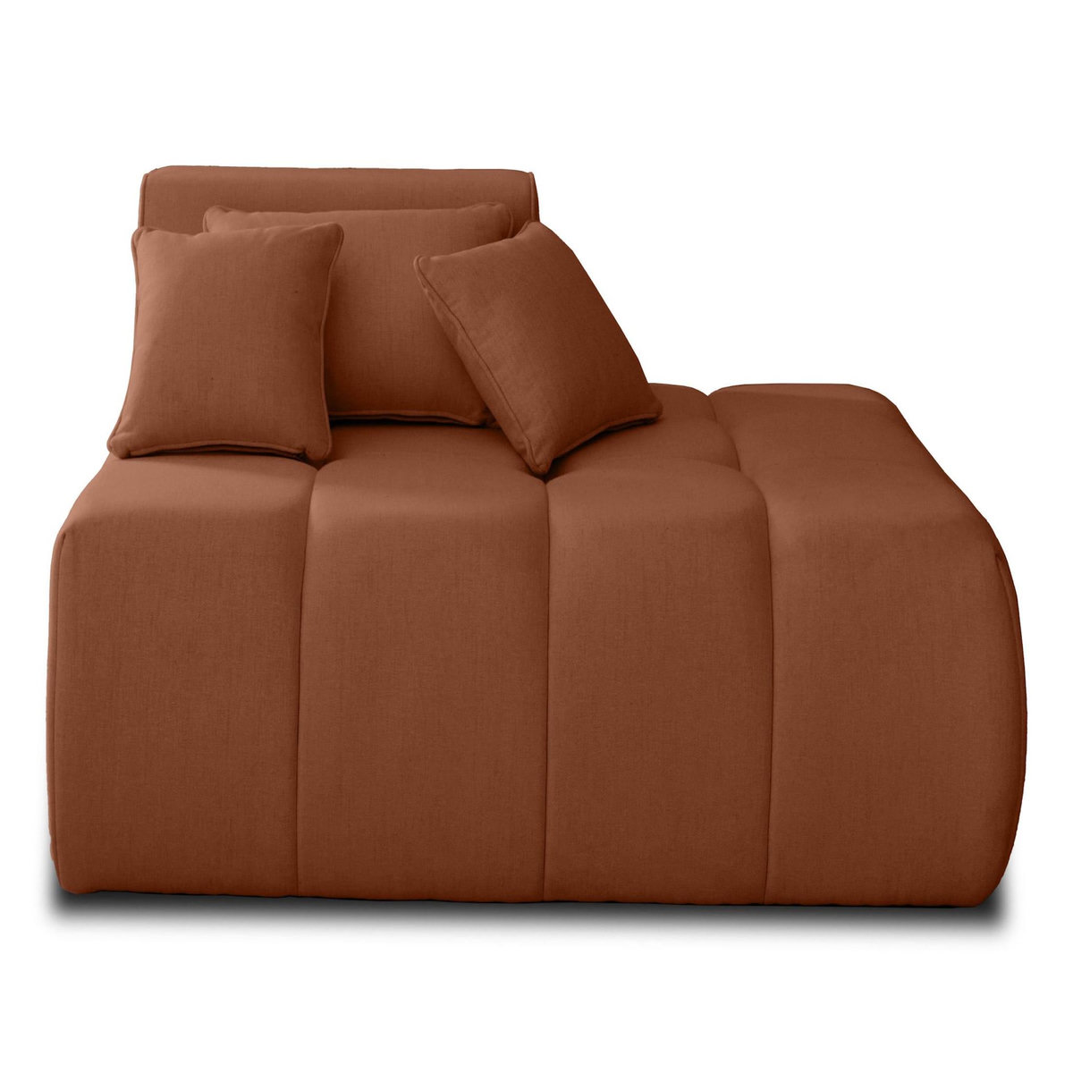 LISA DESIGN Caracas - module d'assise droit - en tissu