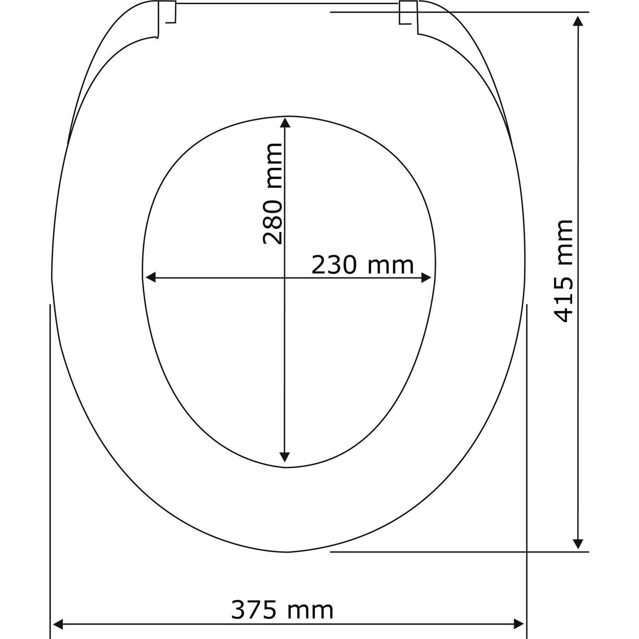 Voir la diapositive 4 : Wenko Abattant WC Easy-Close - Abaissement automatique - Duroplast