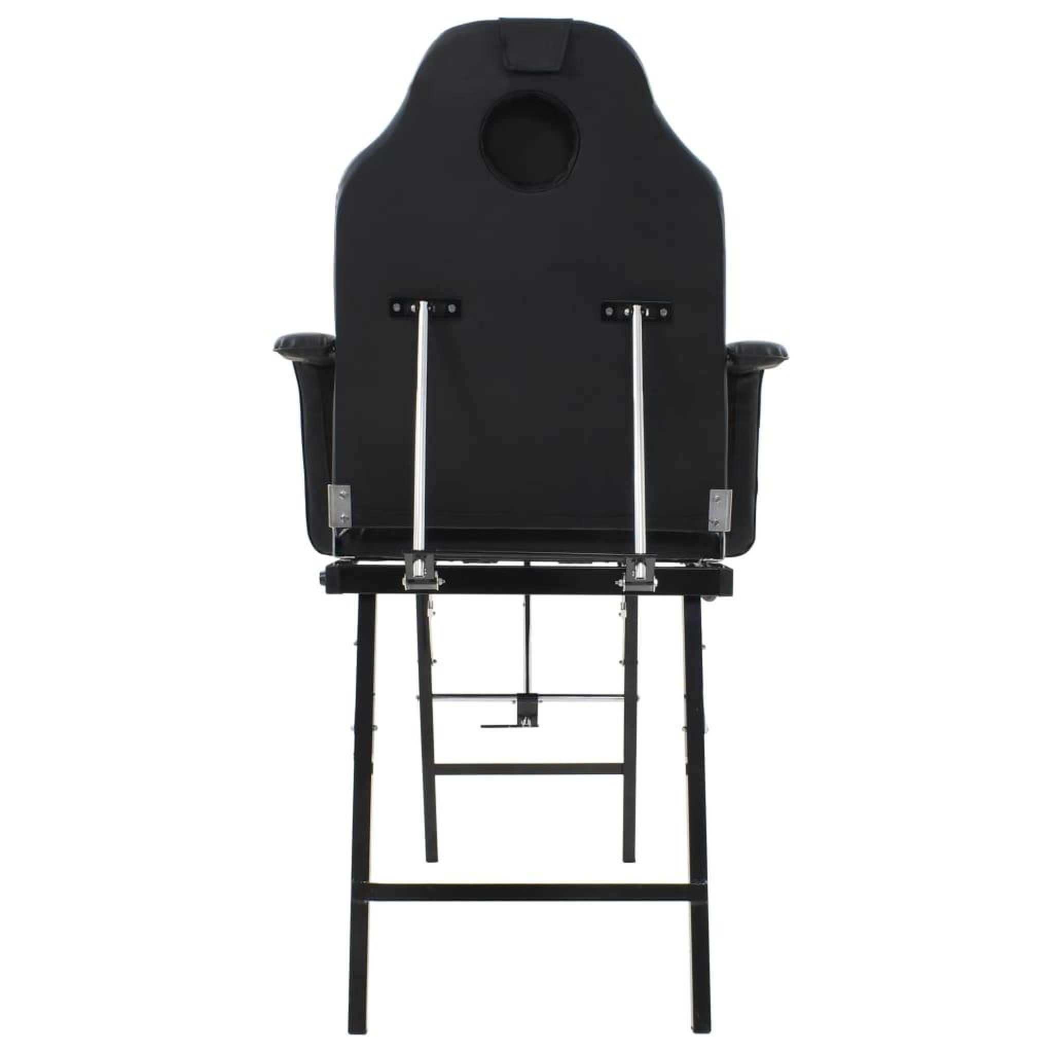 Voir la diapositive 4 : VIDAXL Fauteuil de massage pour traitement facial Simili-cuir Noir