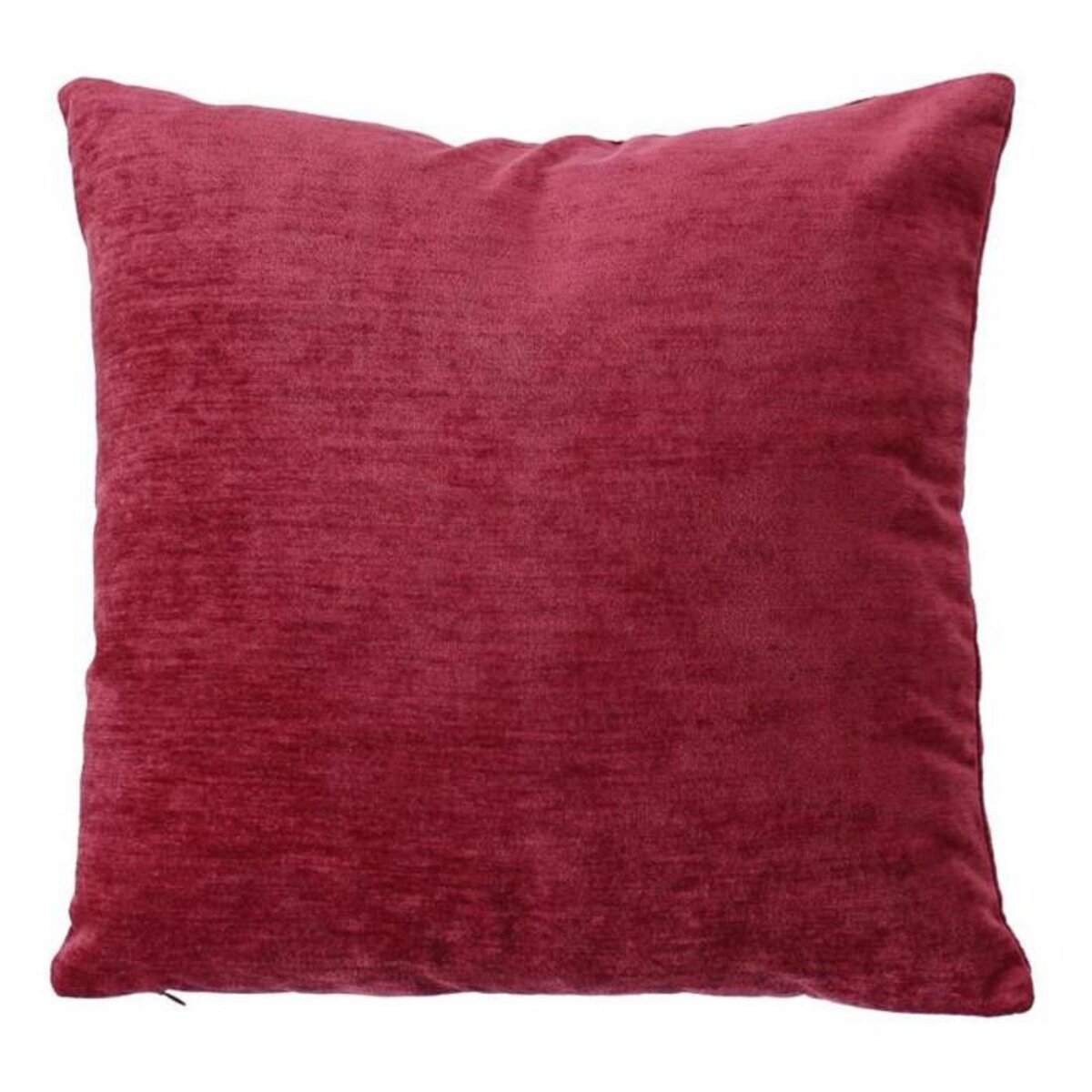 Paris Prix Coussin Déco en Velours  Velvet  40x40cm Grenat