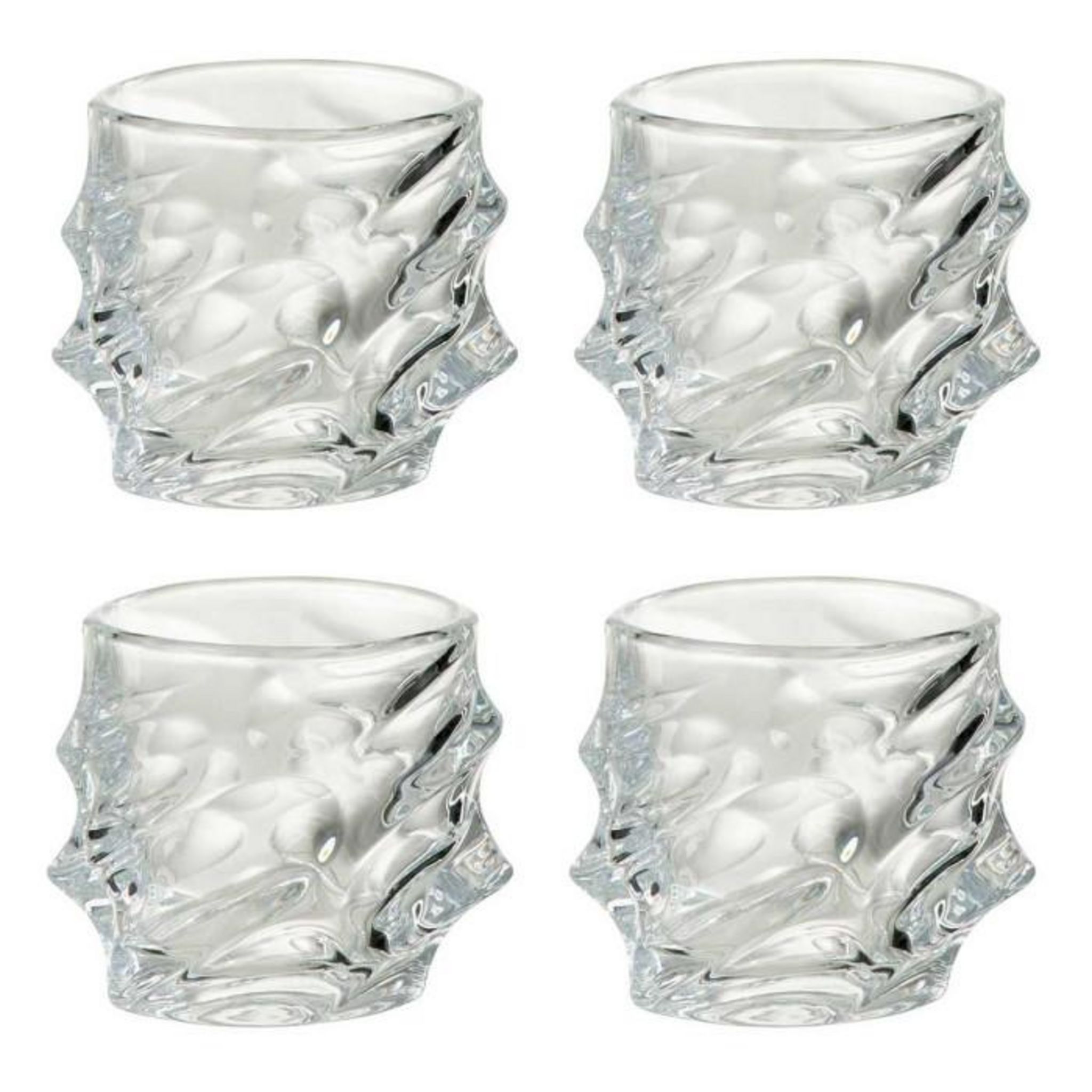 Paris Prix Lot de 4 Verres à Whisky  Michigan  11cm Transparent