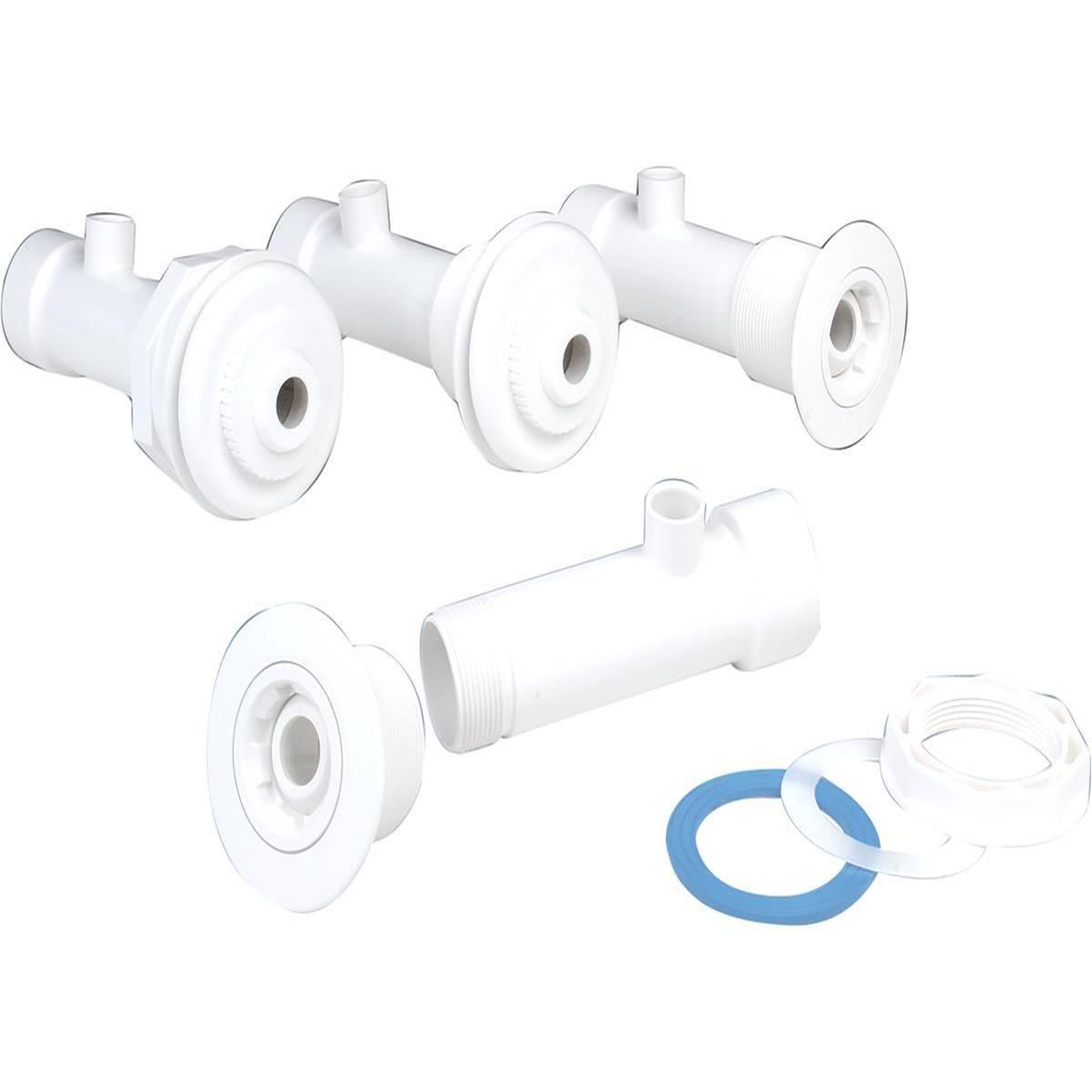 Habitat et Jardin Kit hydromassage pour piscine liner - 27.5 cm - Blanc