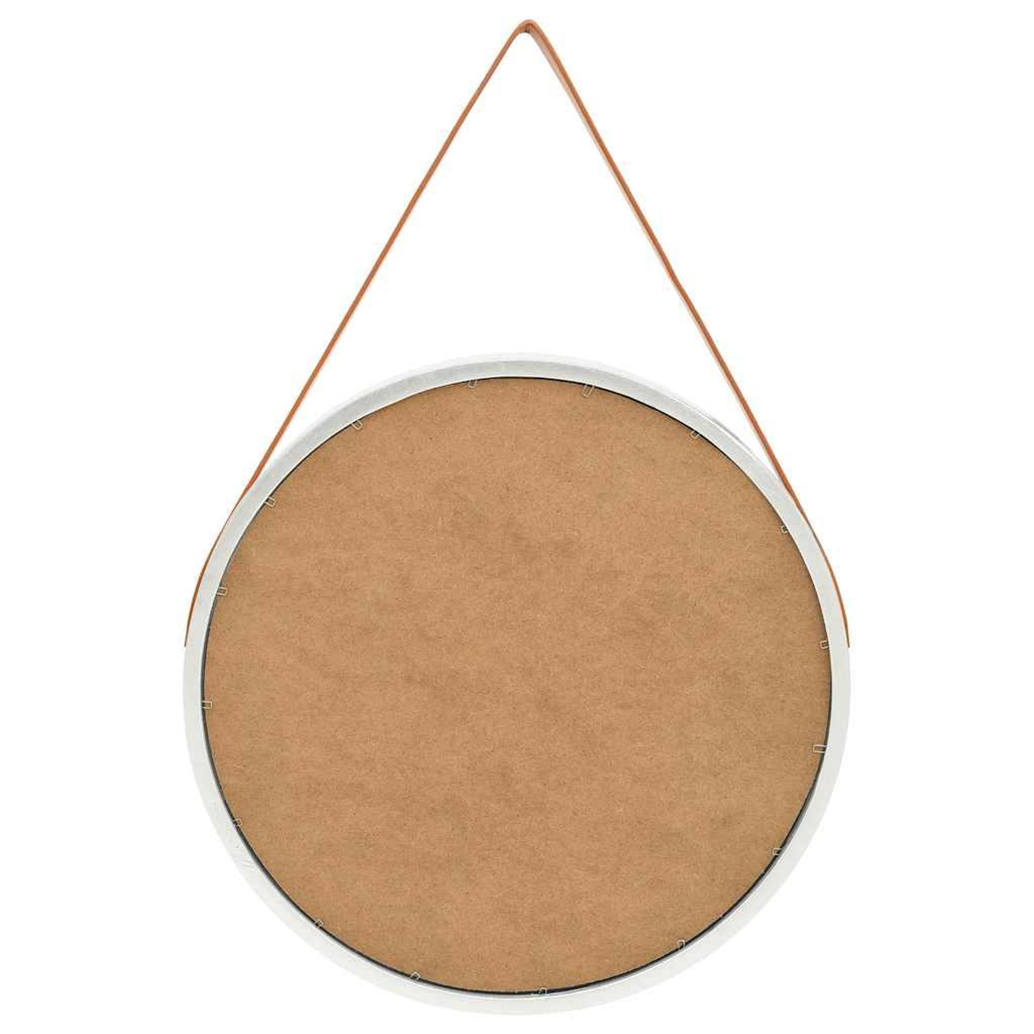 Voir la diapositive 3 : VIDAXL Miroir mural avec sangle 60 cm argente