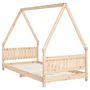 Voir la diapositive 3 : VIDAXL Cadre de lit pour enfant 90x190 cm Bois de pin massif