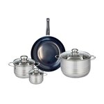 ELO Ensemble de 1 Poêle de cuisson 28 cm et 3 faitouts 12, 16 et 24 cm Elo Prima Brillant