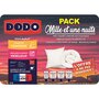 DODO Pack couette tempérée + oreiller(s) en polyester avec Fibres DACRON gonflantes et moelleuses et longue durée de vie 