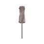 Voir la diapositive 4 : KZ GARDEN Parasol de terrasse double Marron Taupe 4.50 x 2.65 x H 2.40 Toile polyester TWIN KZ GARDEN