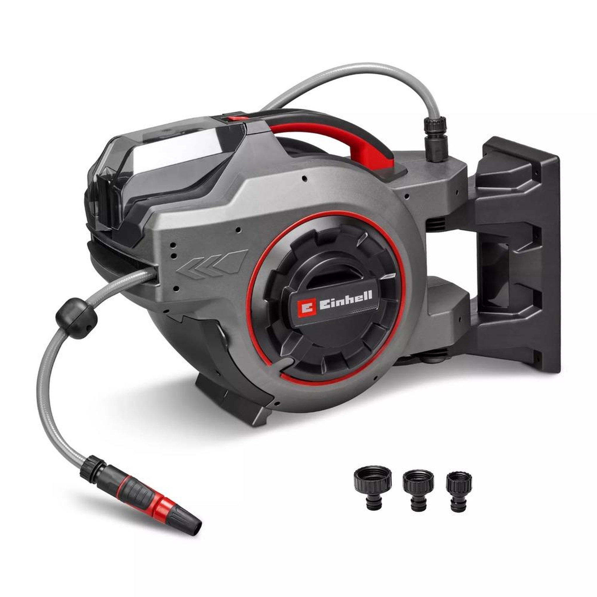 Einhell Dévidoir de tuyau GE-HR 18/30-1 Li-Solo - 18V - tuyau 30m - enroulement auto - pivotant 180° - sans batterie