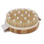 Voir la diapositive 5 : VIVEZEN Lot de 2 brosses de massage et de drainage, anti cellulite en bambou 11 x 11 x 3,5 cm avec poignée de maintien