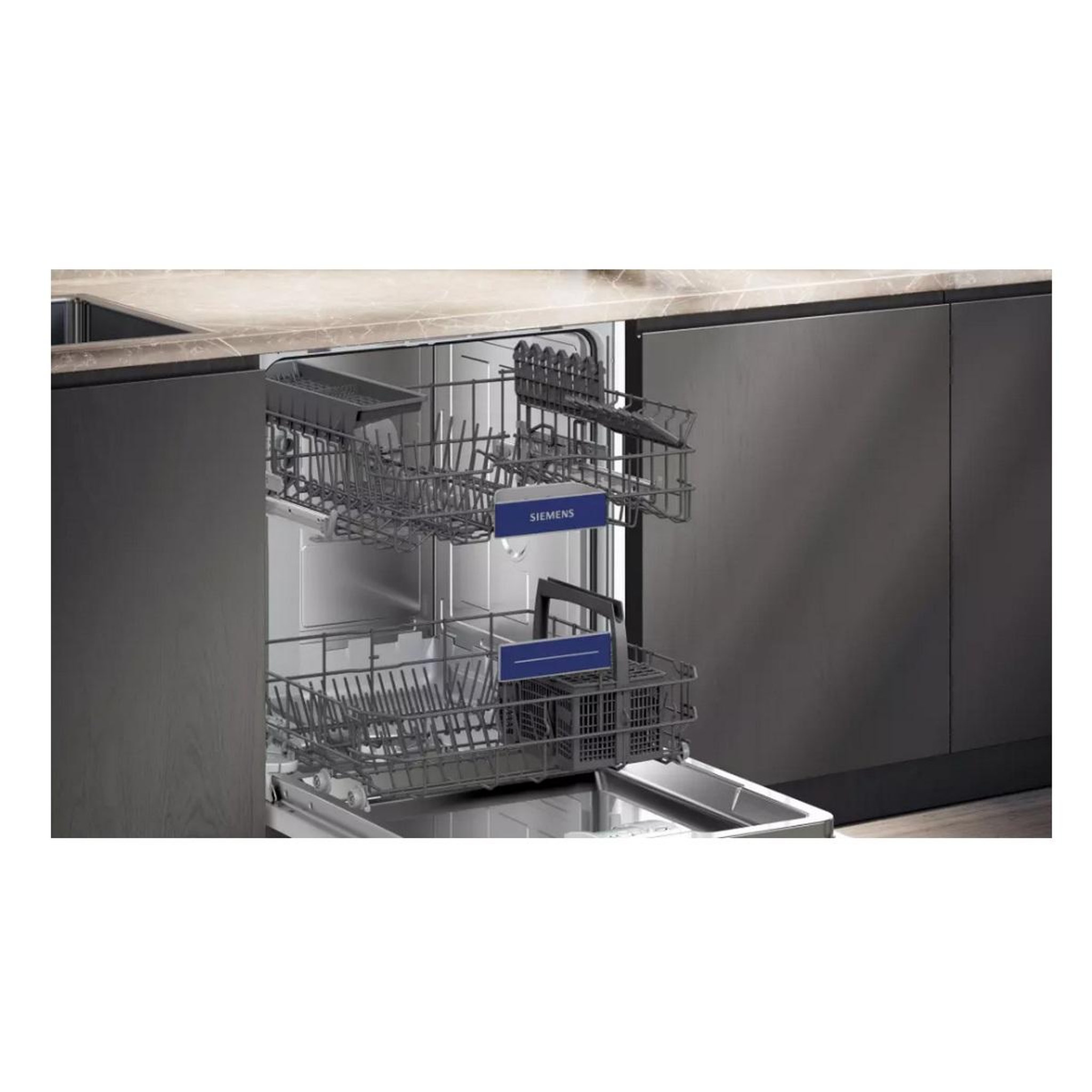 Voir la diapositive 5 : Siemens Lave-vaisselle 60cm 13 couverts 47db tout intégrable - sn63hx03te