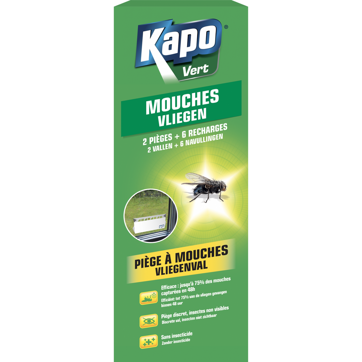 Kapo Piège attrape mouche, boîte KAPO
