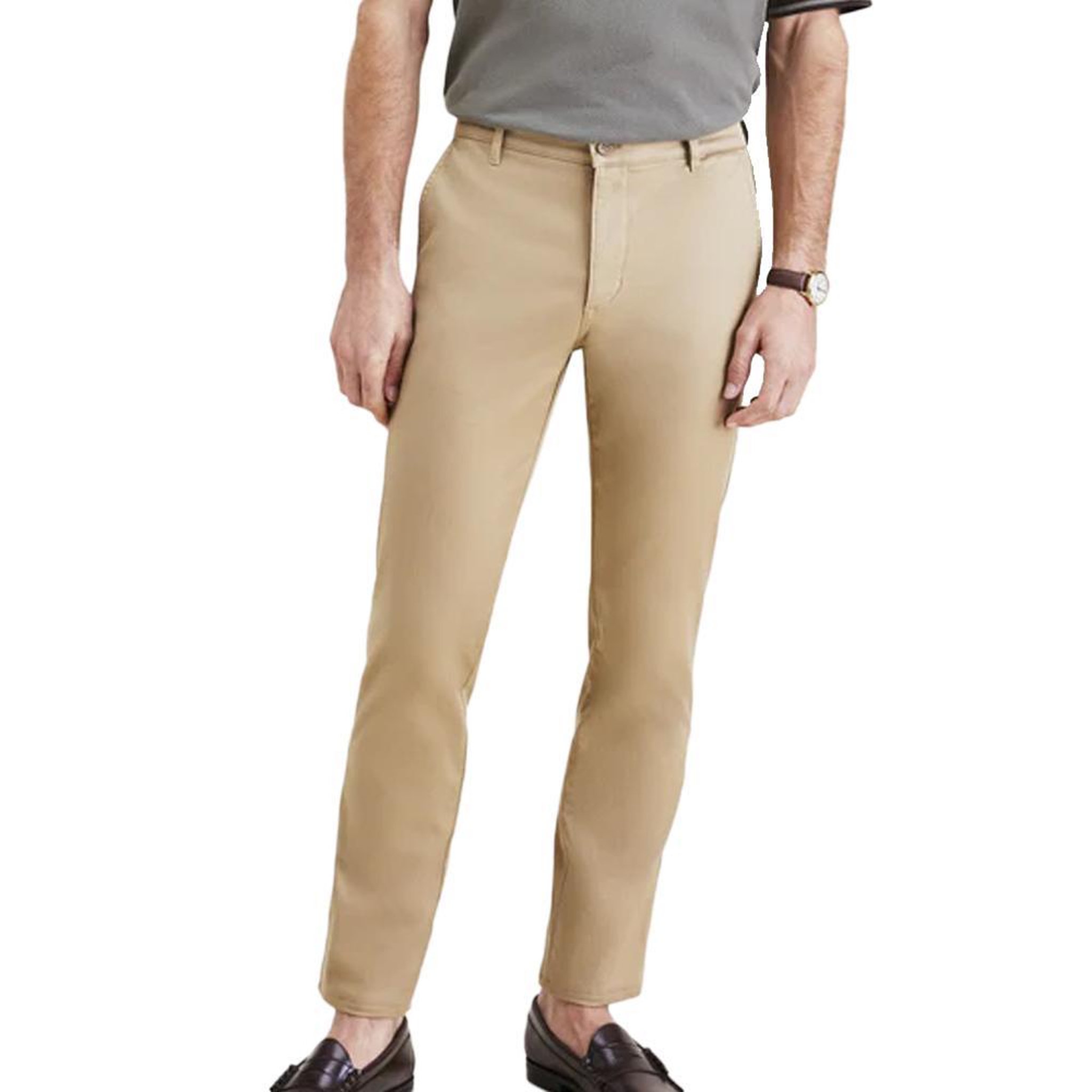 DOCKERS Pantalon chino marron homme dockers orig opp. Coloris disponibles : Marron