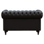 Voir la diapositive 2 : Habitat et Jardin Canapé fixe Chesterfield  Aliza  - 157 x 82 x 70 cm - 2 places - Marron