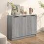 Voir la diapositive 3 : VIDAXL Buffet Sonoma gris 90,5x30x70 cm Bois d'ingenierie