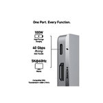 Anker Hub USB-C Anker 547 - 7 ports (3 USB-C, 2 USB-A, 1 HDMI) - Gris