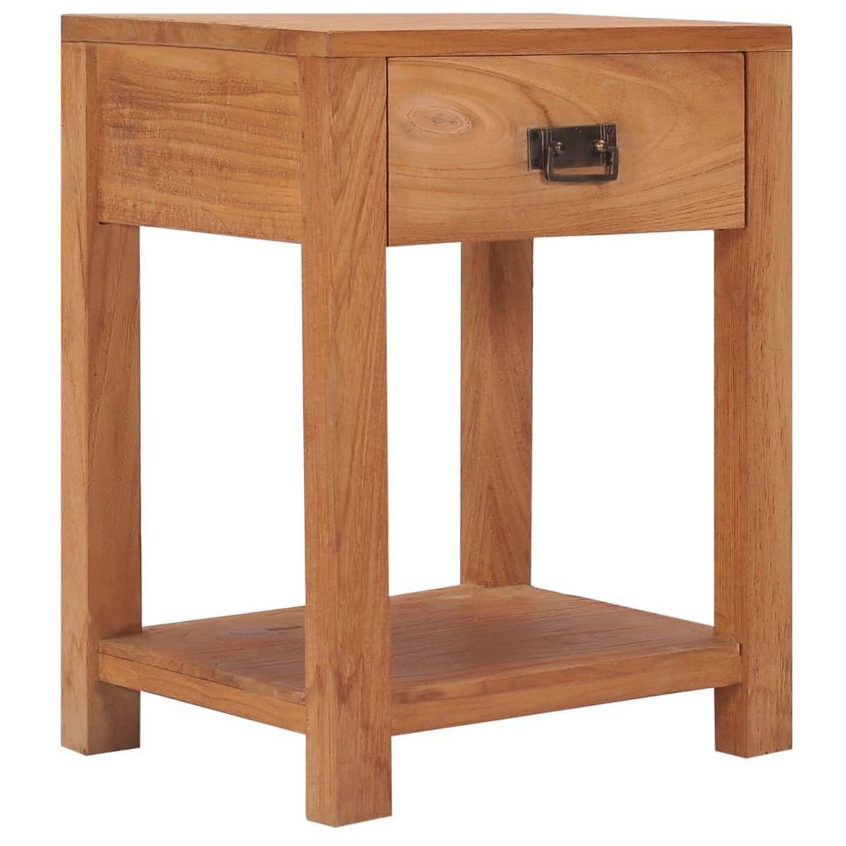 VIDAXL Table de chevet 35x35x50 cm bois de teck massif