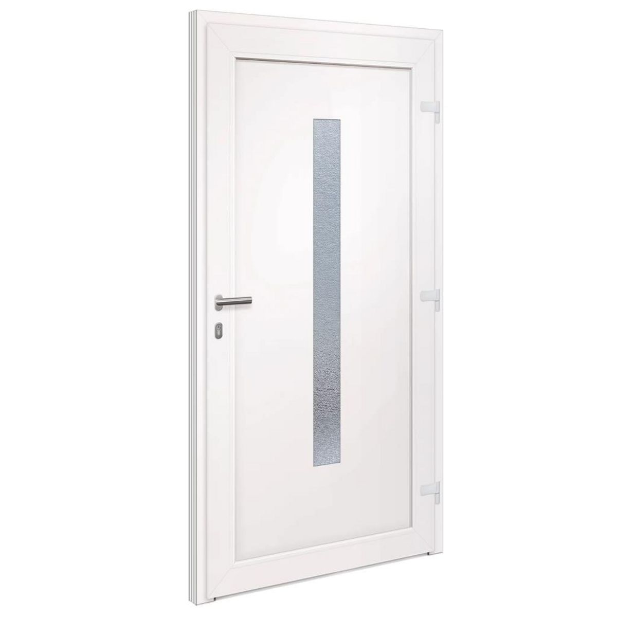 VIDAXL Porte d'entree anthracite 108x200 cm PVC
