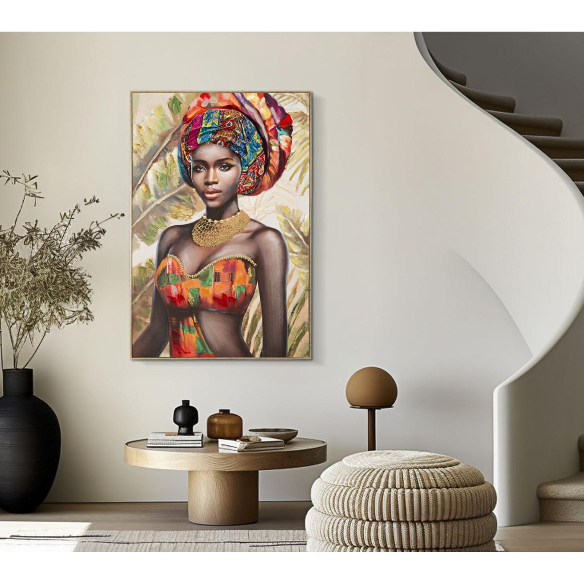 Voir la diapositive 6 : Paris Prix Tableau Déco  Deva  82x122cm Multicolore