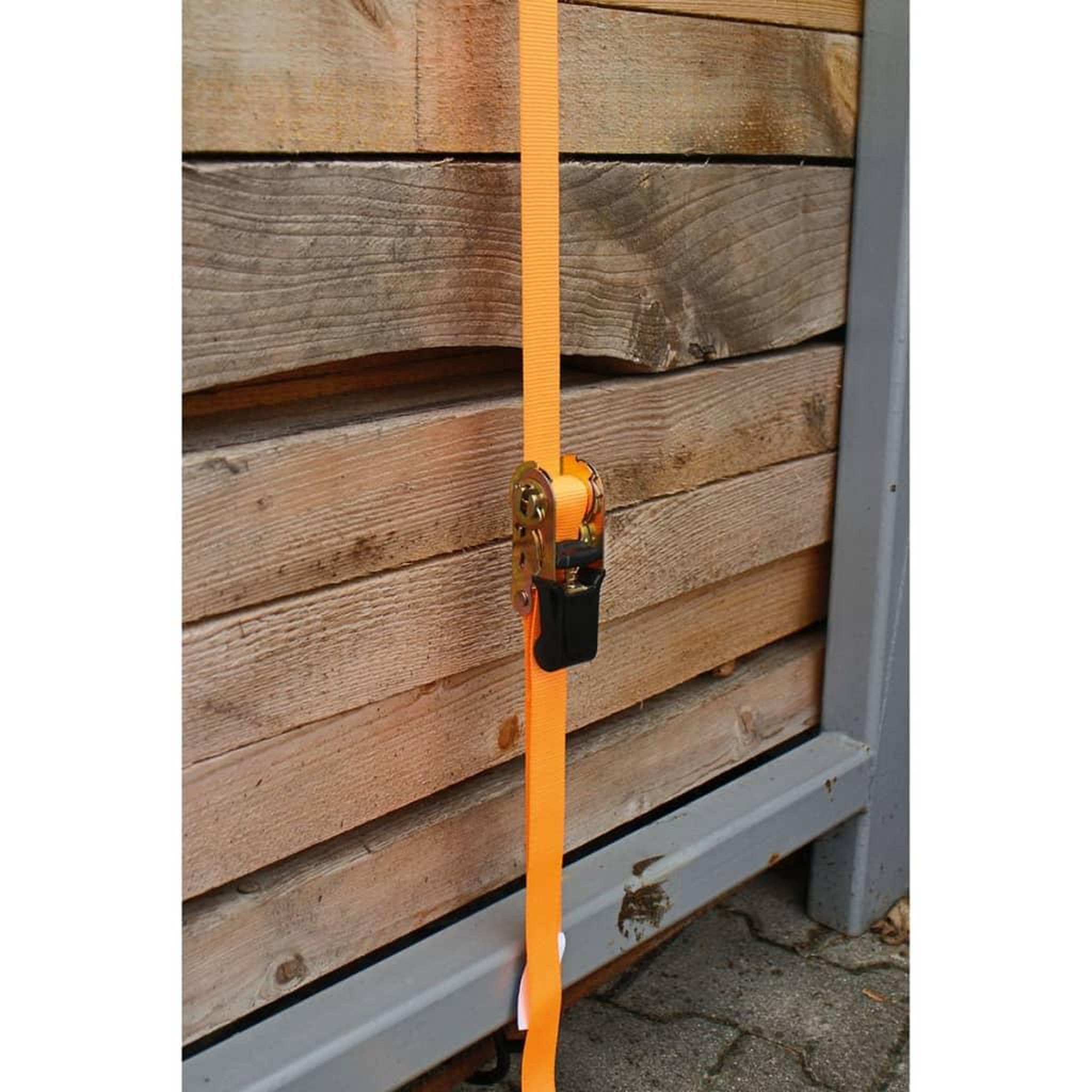 Voir la diapositive 4 : KERBL Kerbl Sangle d'arrimage 4 pcs avec cliquet 5 m 500 kg 37991