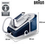 Voir la diapositive 2 : BRAUN Centrale vapeur IS7282BL CareStyle 7 Pro