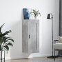 Voir la diapositive 3 : VIDAXL Armoire murale gris beton 34,5x34x90 cm bois d'ingenierie