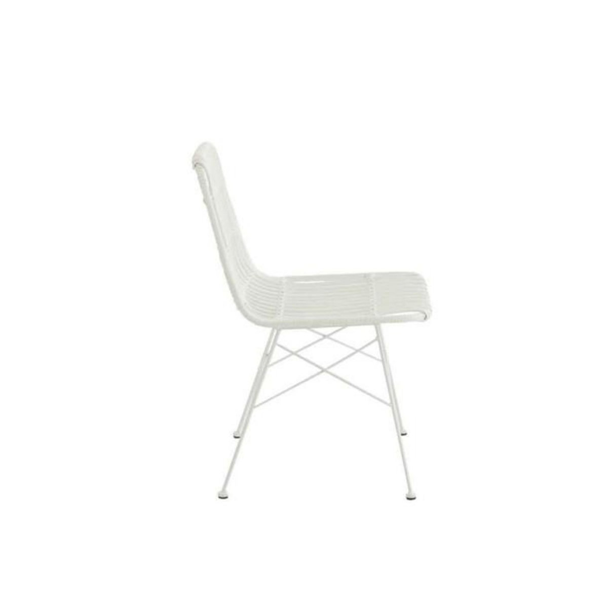 Paris Prix Chaise de Jardin Design  Celeste  86cm Blanc