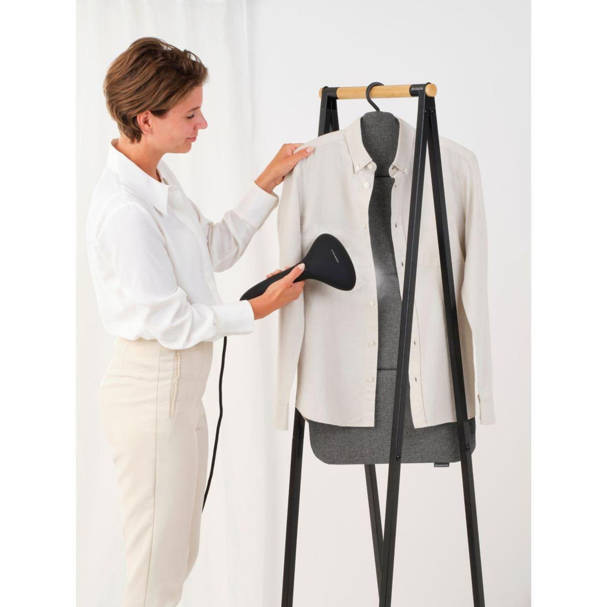 BRABANTIA Housse table à repasser Planche défroisseur pliable pepper Black