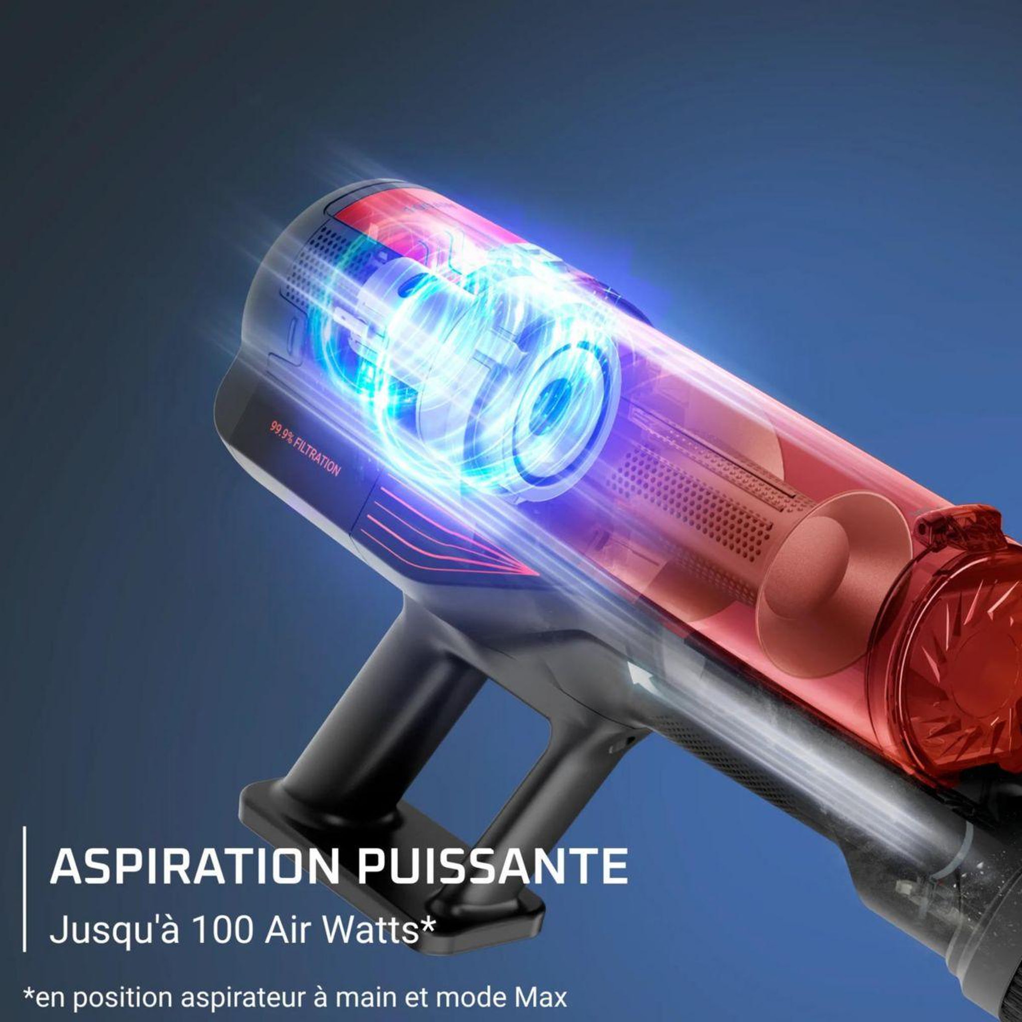 Voir la diapositive 4 : ROWENTA Aspirateur balai x-force 8.80 rh1872e0