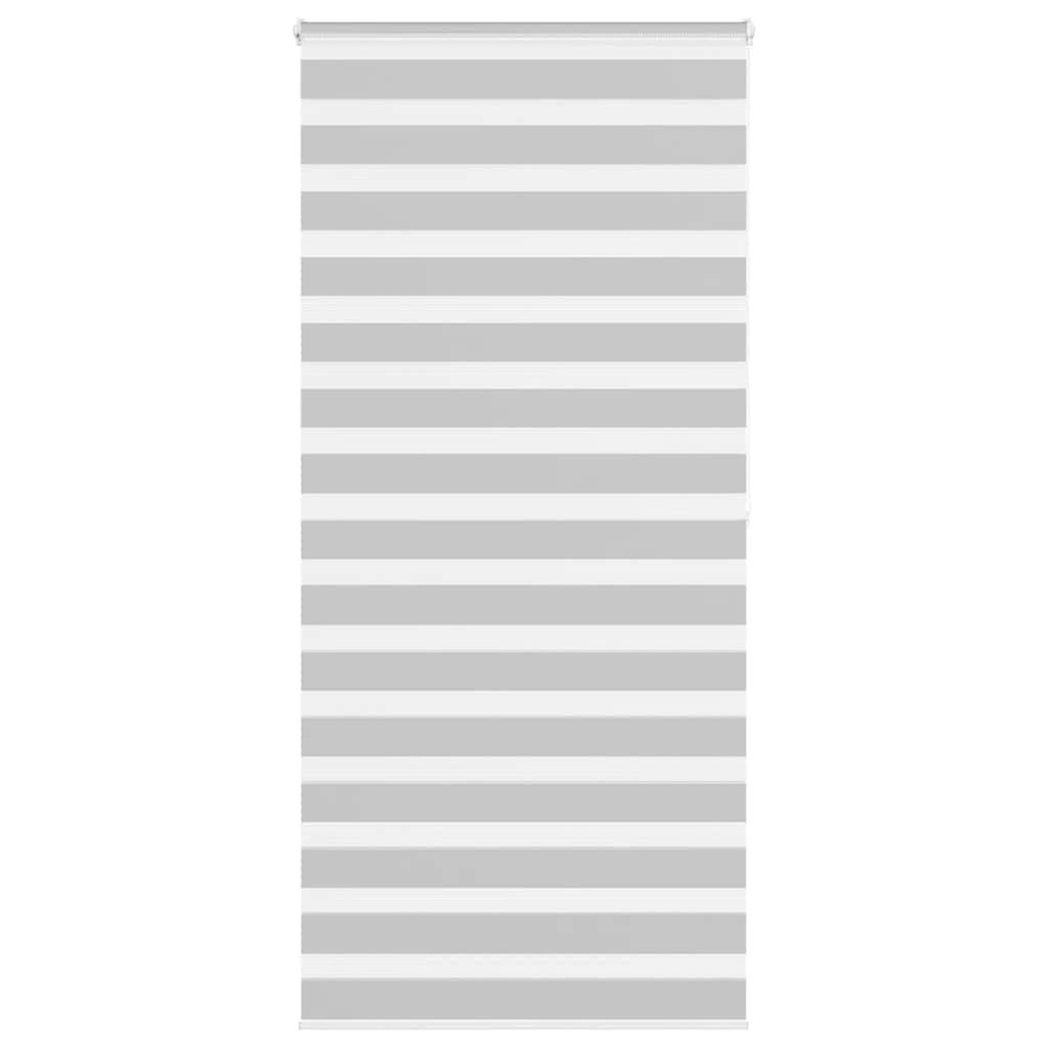 VIDAXL Store zebre gris clair largeur du tissu 110,9 cm polyester