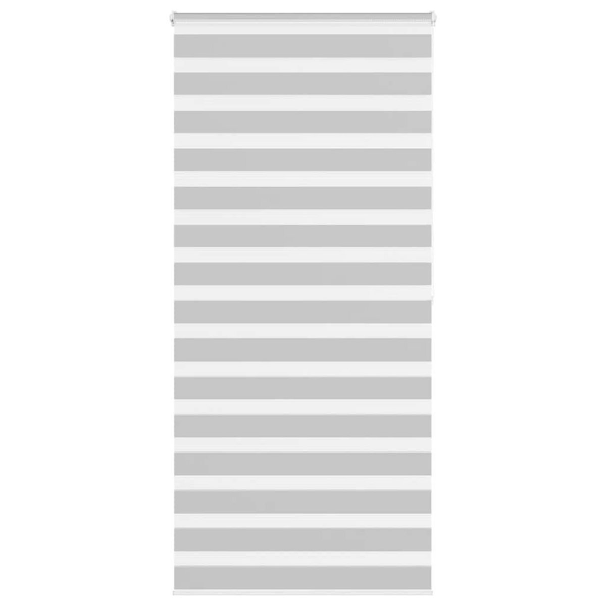 VIDAXL Store zebre gris clair largeur du tissu 110,9 cm polyester