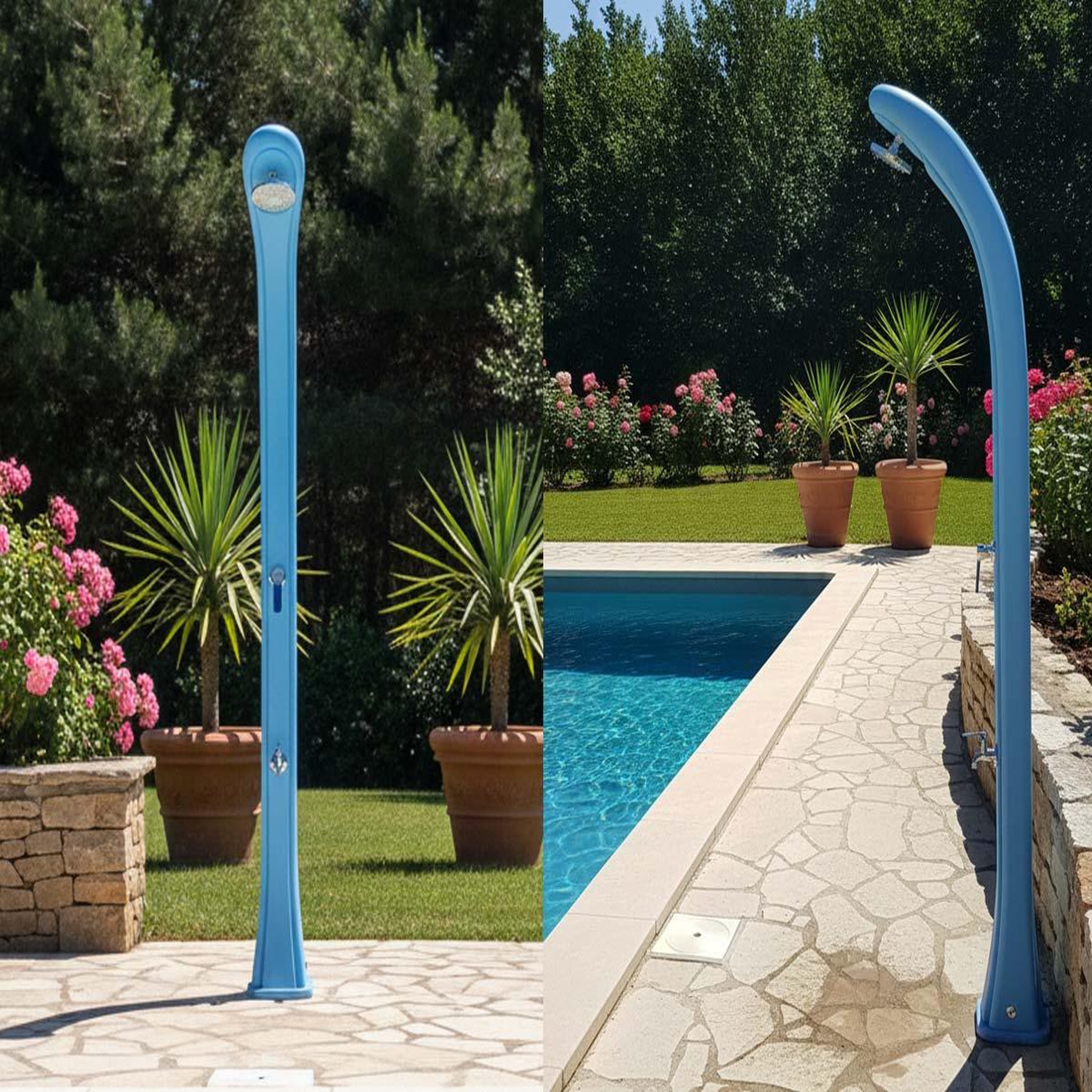 Voir la diapositive 2 : Formidra Douche solaire 28 L So Happy Bleue - Formidra