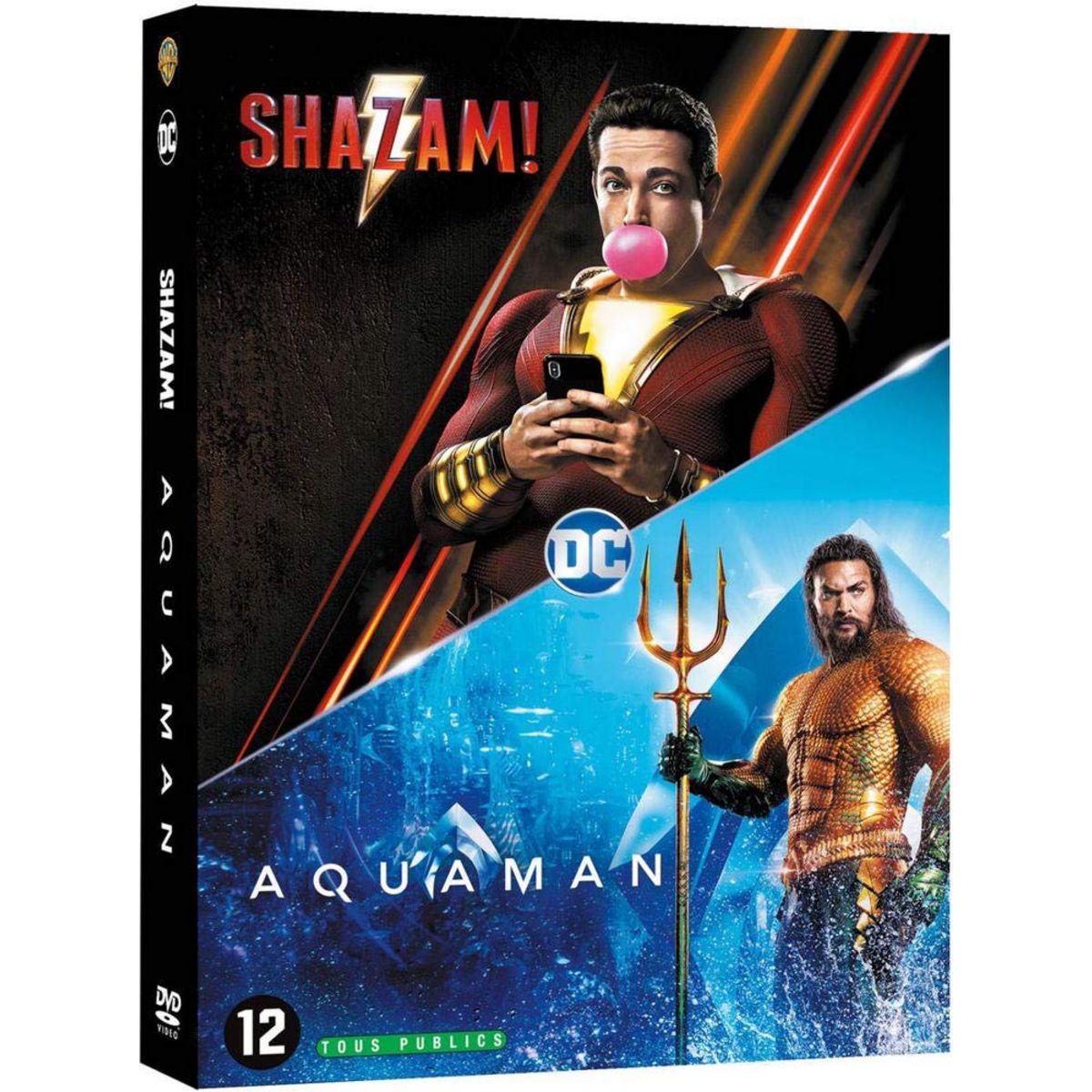 Coffret Nouveaux Héros : Aquaman + Shazam DVD
