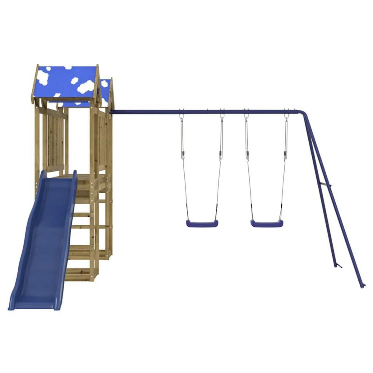 VIDAXL Aire de jeux d'exterieur bois de pin impregne