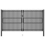 Voir la diapositive 1 : VIDAXL Portail de cloture de jardin Acier 4x2,5 m Anthracite