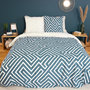 Voir la diapositive 4 : Home collection Parure de couette 3 pcs 240x220 100% coton 52 fils, phosy
