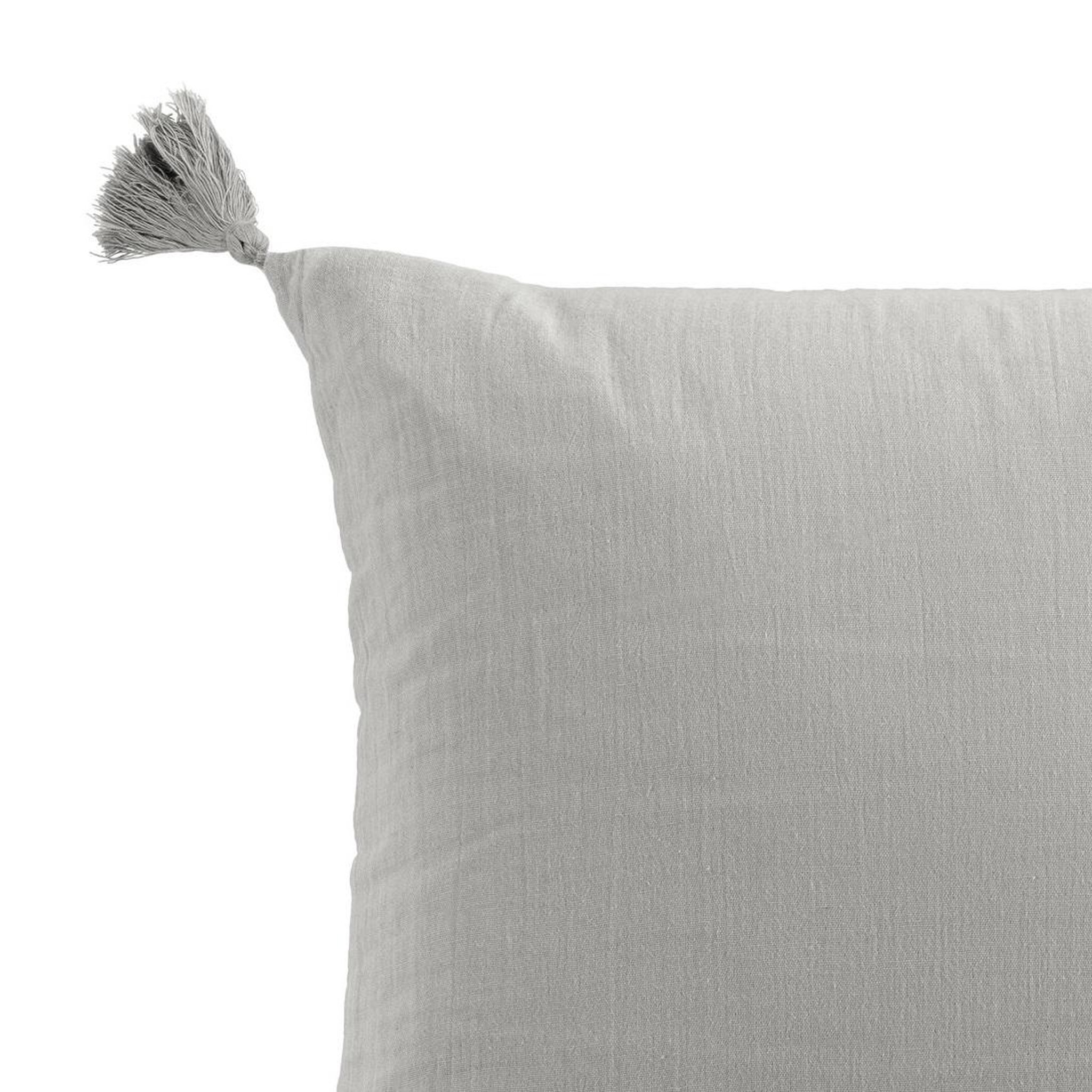 Voir la diapositive 3 : Eden Coussin déhoussable gaia – gaze de coton avec passepoil élégant