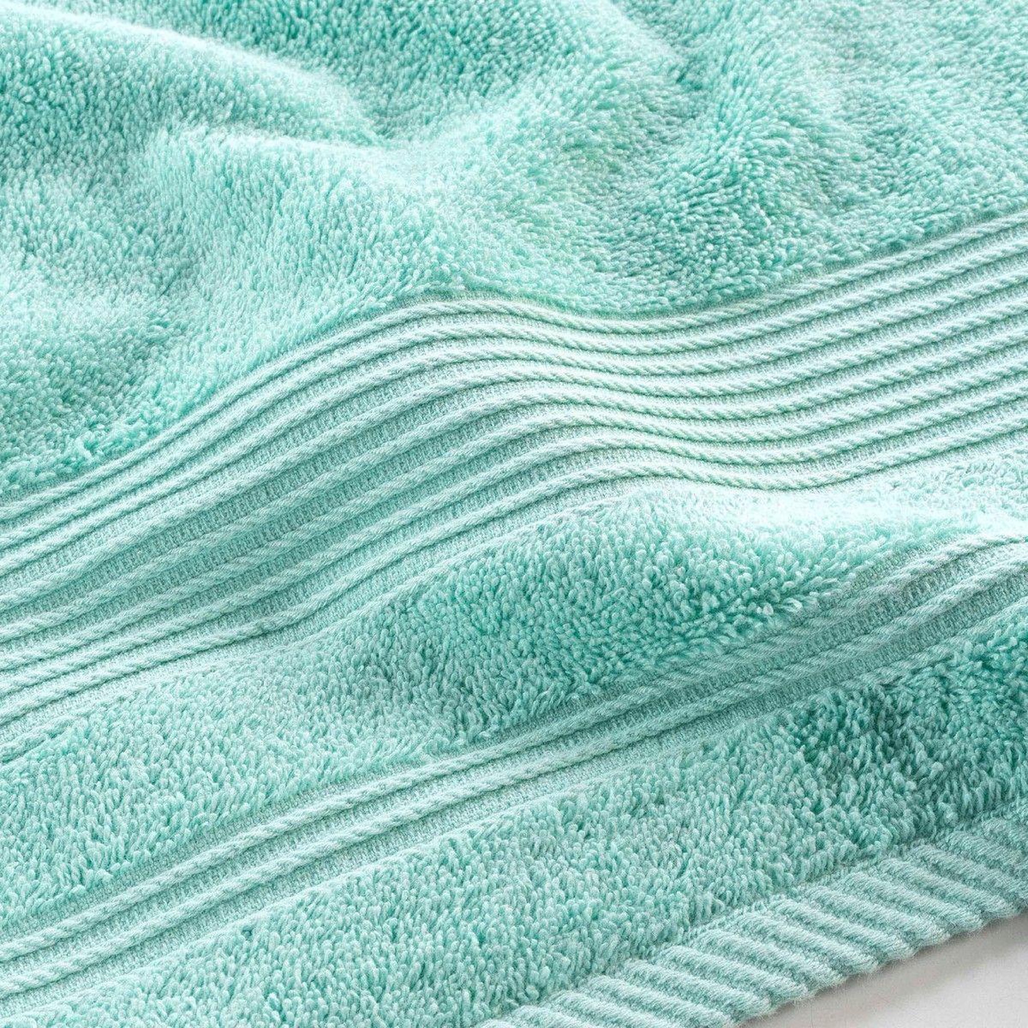 Voir la diapositive 2 : Douceur d'Intérieur Drap de douche  tendresse  70x130cm céladon