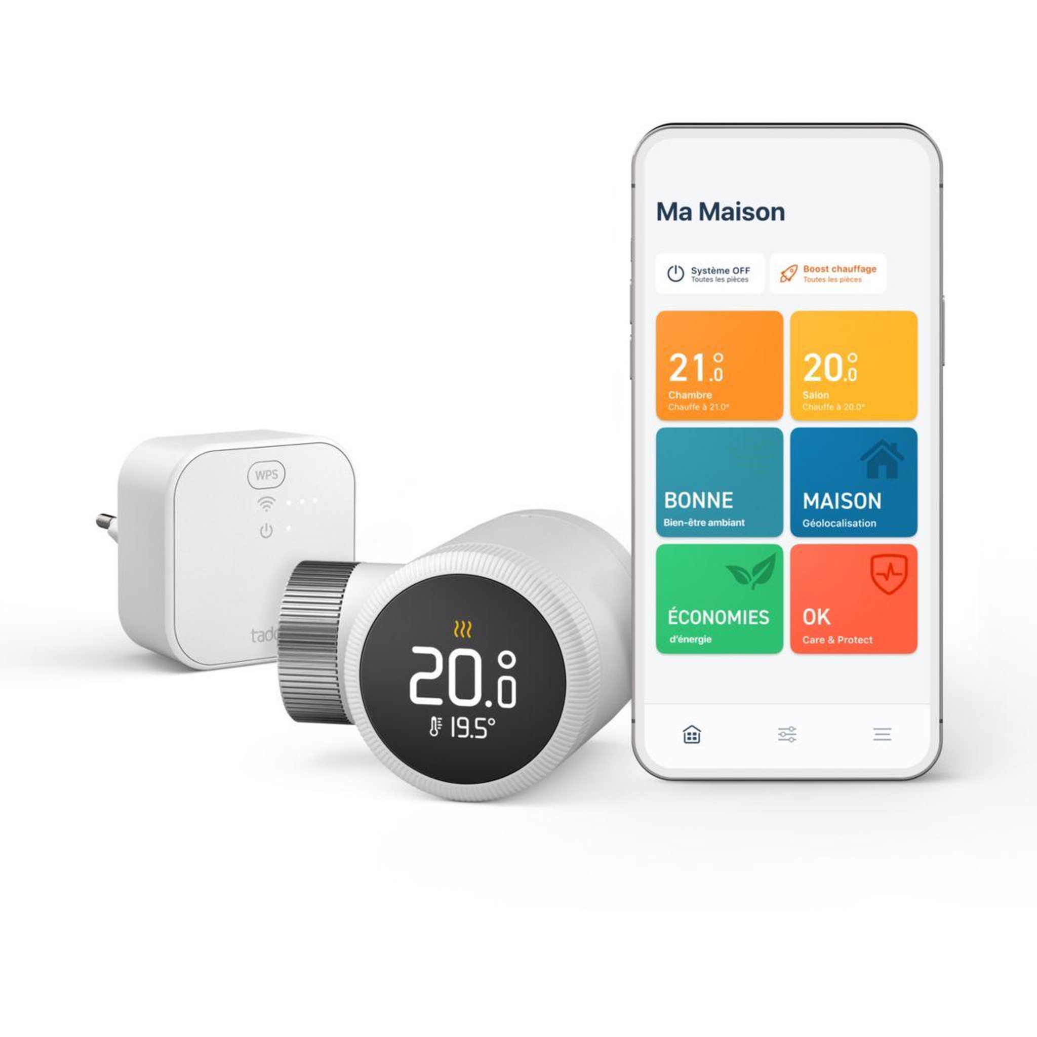 Tado Tête thermostatique connectée Intelligente X kit de démarrage