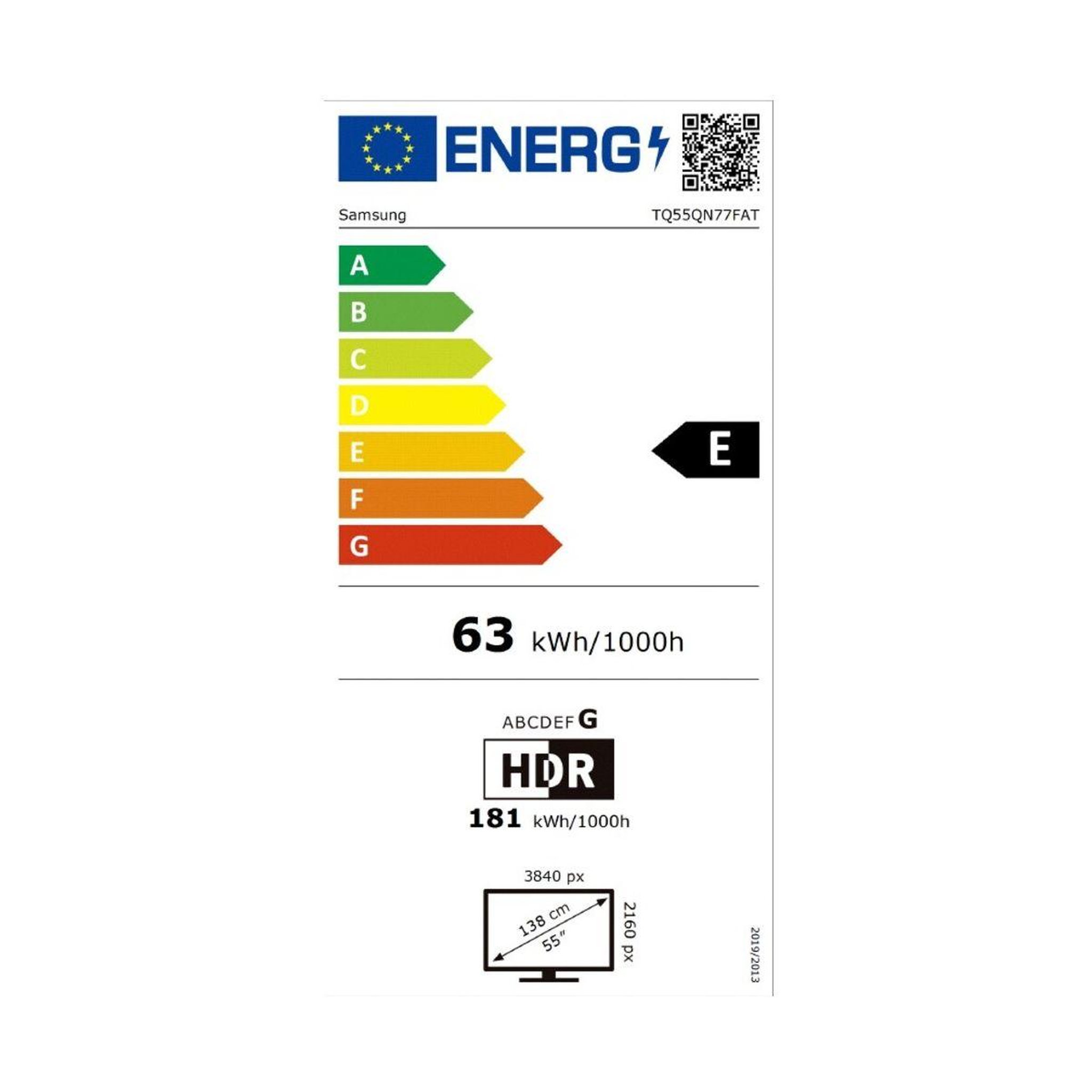 Voir la diapositive 6 : Samsung Tv mini led tq55qn77f (2025) 55  (138 cm) 4k - smart tv avec ia, neoqled (contrastes intenses)