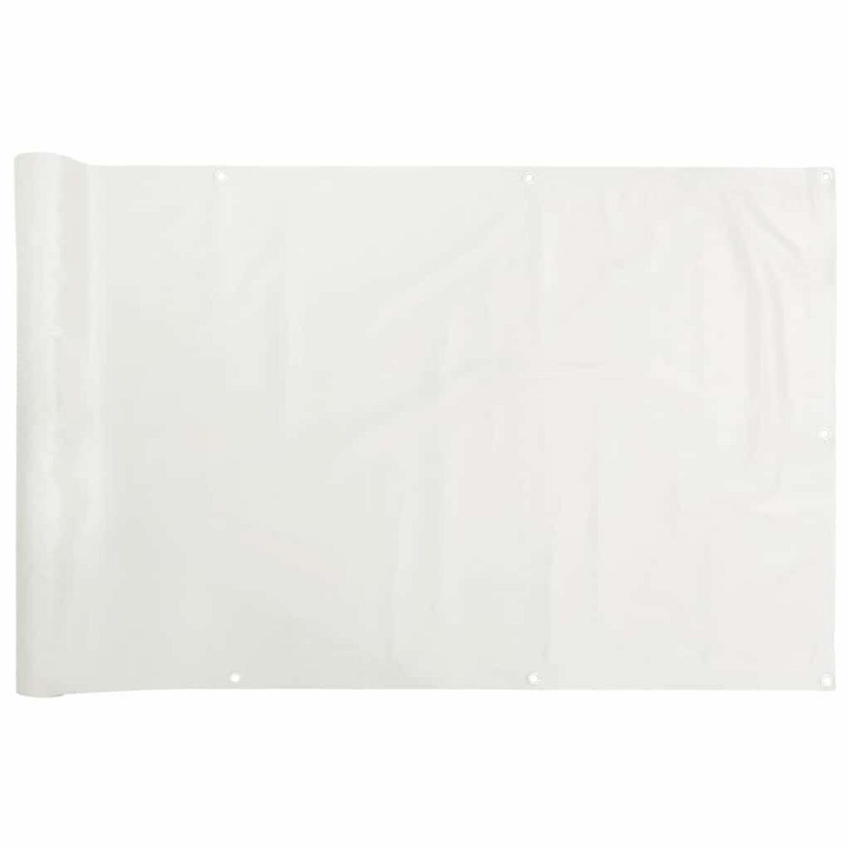 VIDAXL Ecran d'intimite de balcon blanc 700x120 cm PVC