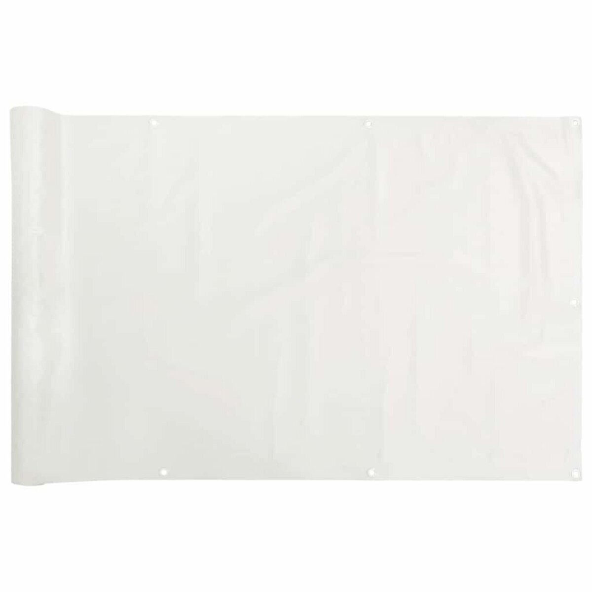 VIDAXL Ecran d'intimite de balcon blanc 700x120 cm PVC