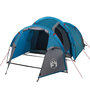 Voir la diapositive 4 : VIDAXL Tente de camping tunnel 3 personnes bleu impermeable