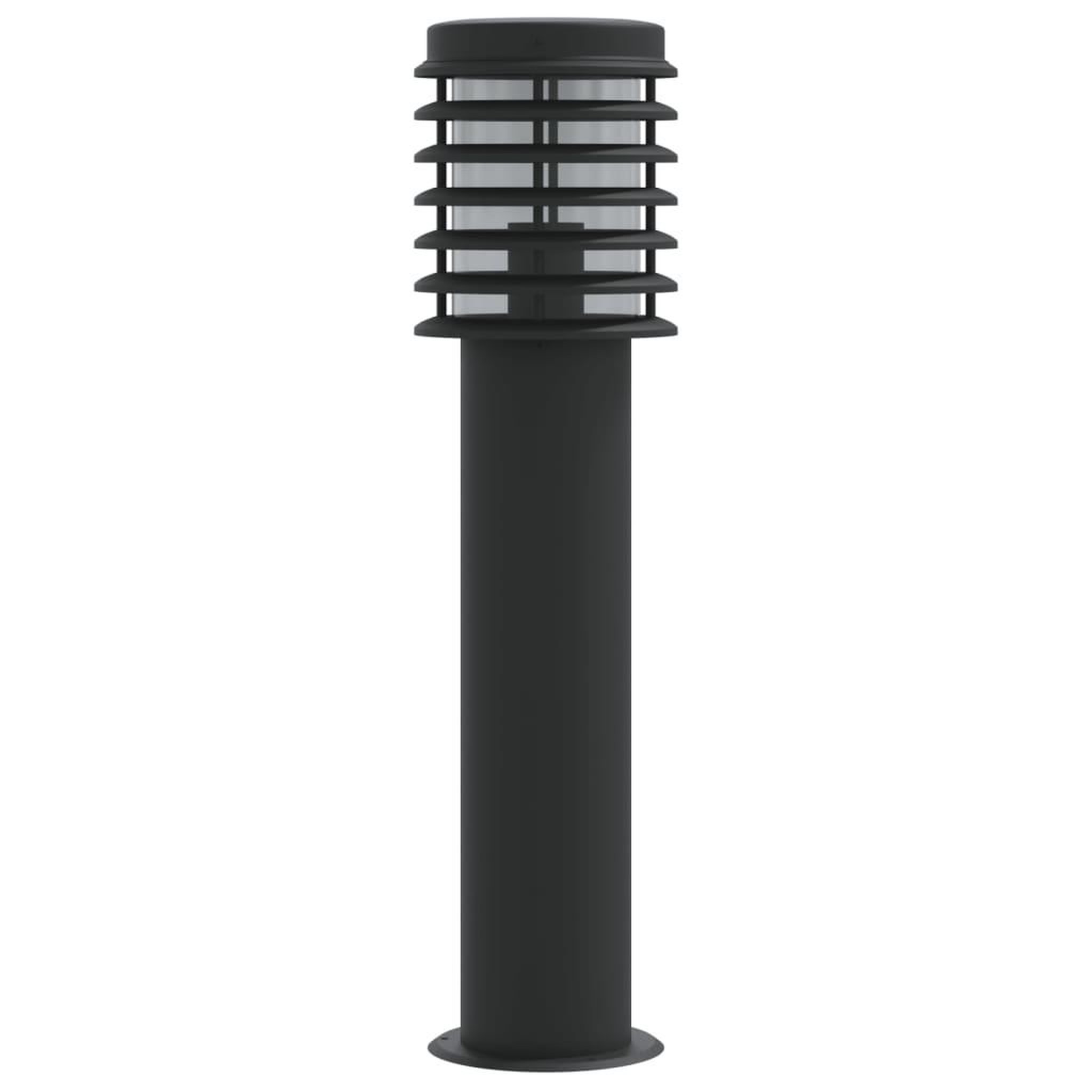 Voir la diapositive 5 : VIDAXL Lampadaires d'exterieur 3 pcs noir 60 cm acier inoxydable