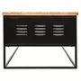 ATMOSPHERA Table Basse Design 1 Porte  Cierna  110cm Noir