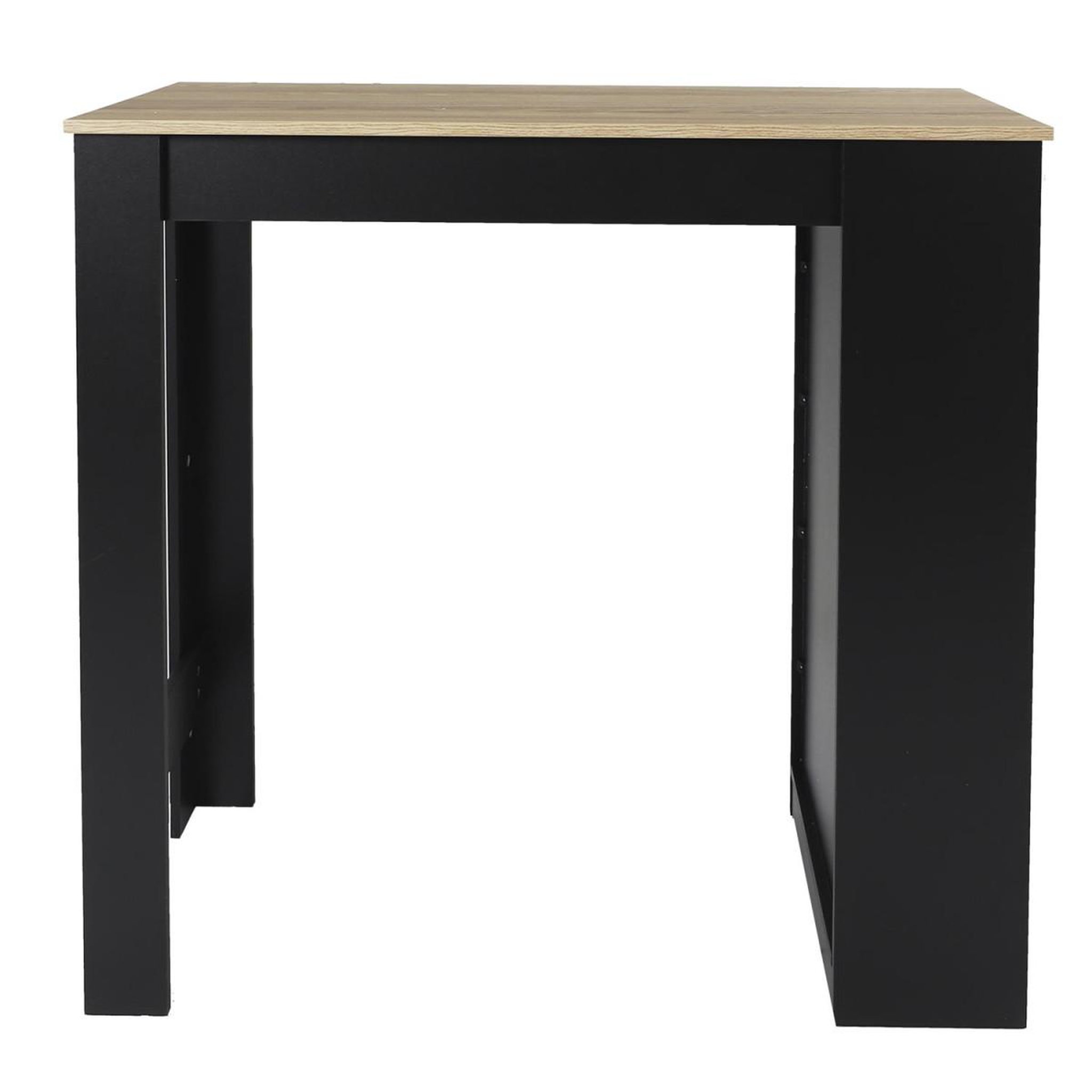 Voir la diapositive 2 : The Home Deco Factory Table de Bar Design 4 Niveaux  Cheers  115cm Noir