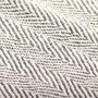 VIDAXL Couverture coton a chevrons 125x150 cm Gris