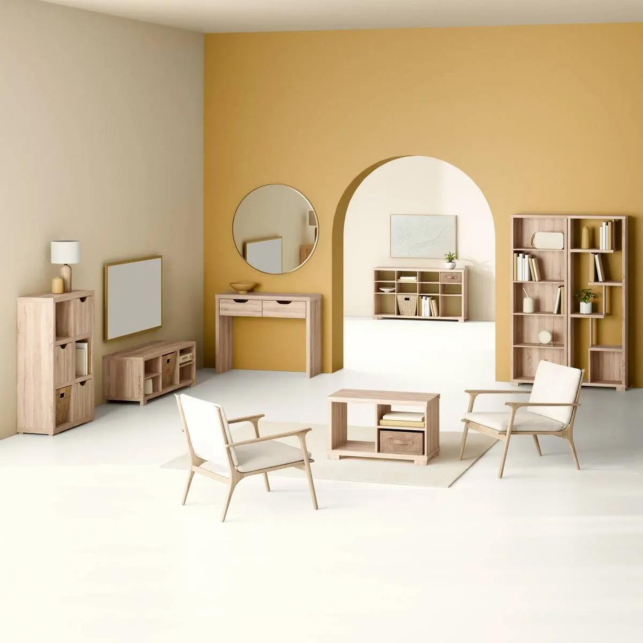 Voir la diapositive 4 : FIVE Etagère 5 niveaux  bivoak  180cm naturel