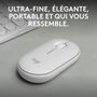 Voir la diapositive 2 : Logitech Souris sans fil Pebble 2 MS350s Blanc cassé